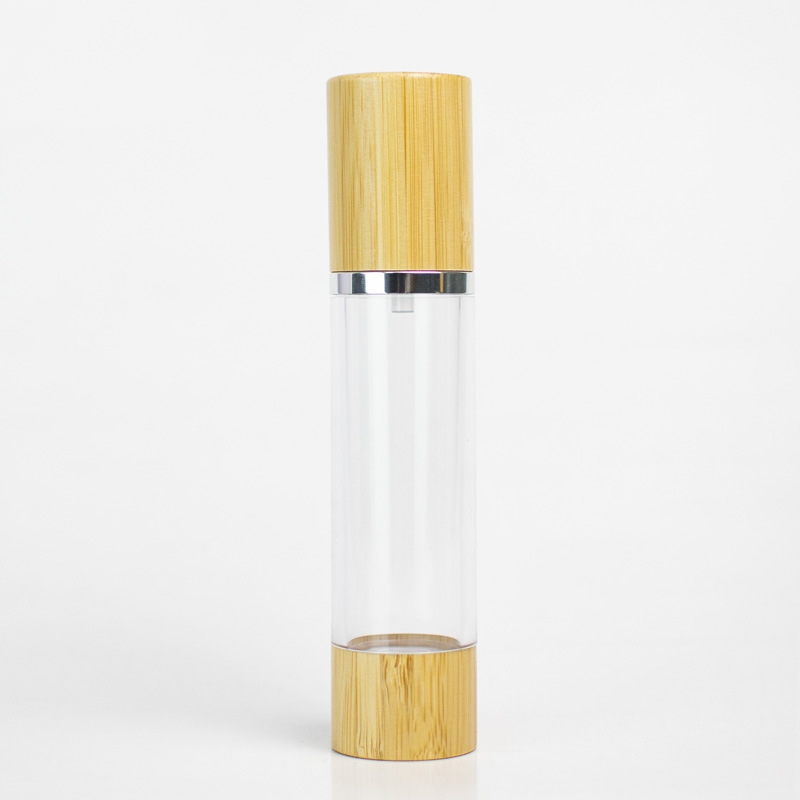 Bamboo Cosmetic Pakkaus 15ml 30ml 50ml 80ml 100ml 120ml Airless Pump Lotion Bottle Kosmeettinen muovinen ilmaton pullo Bamboo Cosmetic Pakkaus 15ml 30ml 50ml 80ml 100ml 120ml Airless Pump Lotion Bottle Kosmeettinen muovinen ilmaton pullo