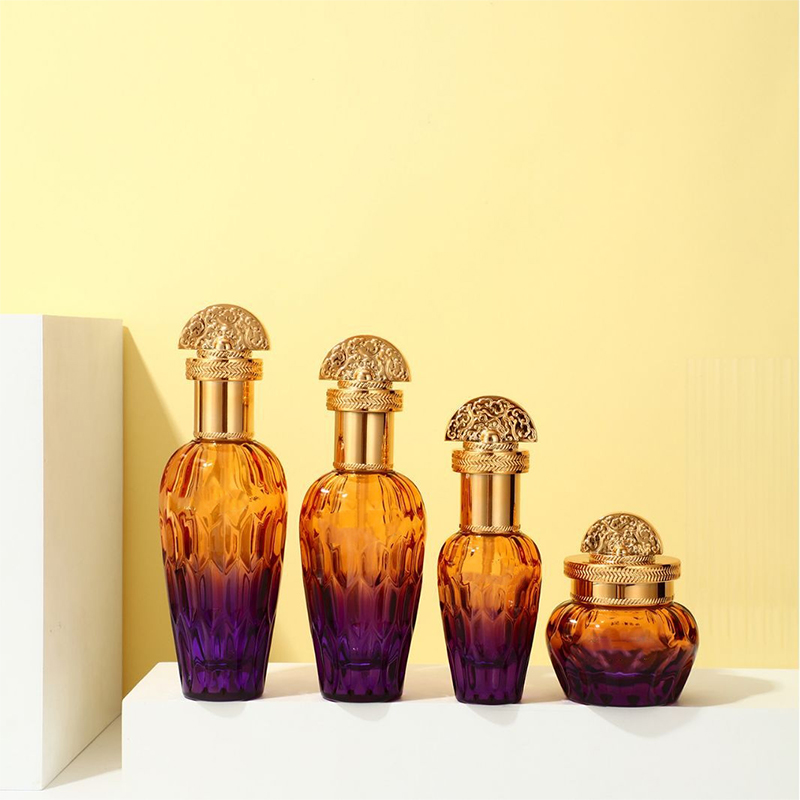 Himmeä kirkas lasi Ihonhoitopakkaus Kosmetiikkasäiliöt Lasinen Lotion Pullo Tippapumpulla Himmeä kirkas lasi Ihonhoitopakkaus Kosmetiikkasäiliöt Lasinen Lotion Pullo Tippapumpulla