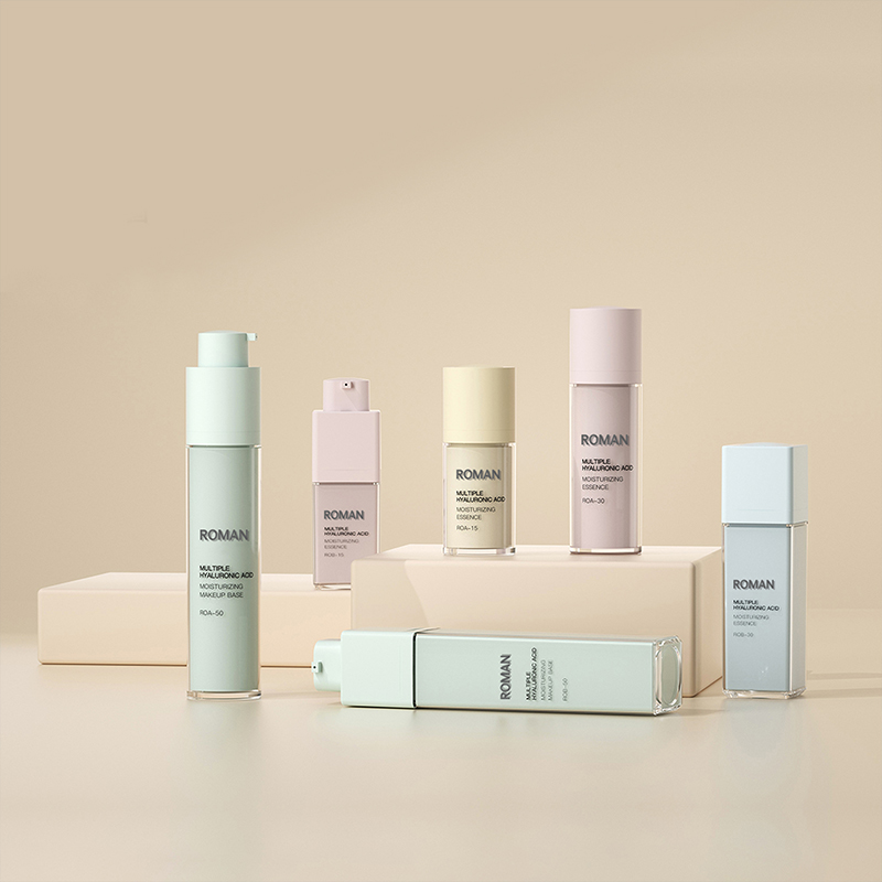 PET-muovi Body Double Essence Lotion korjaava kermakuorinta Vacuum Airless Cosmetic pullo 15ml 30ml 50ml kosmetiikka PET-muovi Body Double Essence Lotion korjaava kermakuorinta Vacuum Airless Cosmetic pullo 15ml 30ml 50ml kosmetiikka