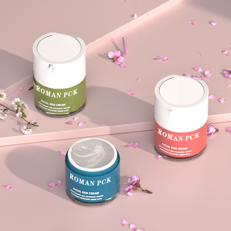 15 g 30 g 30 ml 50 ml 100 ml muovinen ihonhoitokasvovoide Airless Jar with AS Cap For Lotion Essence Serum Cream