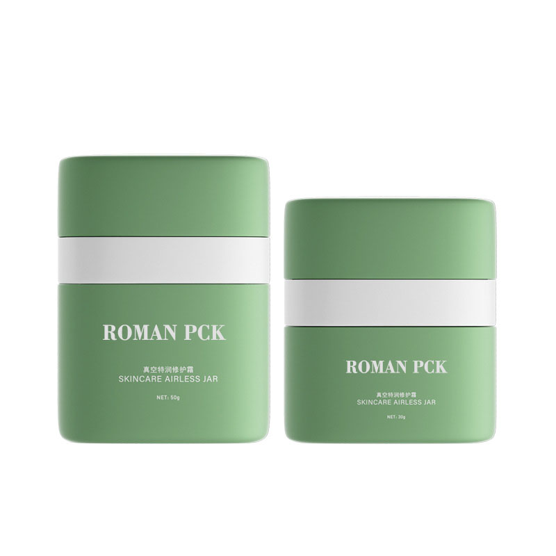 15g 30g 50g pyöreät Airless Pump Cream Purkit kaksiseinäiset PP muovikorkilla huulipunalle poskipuna ripsiväriä kosteuttavat voiteet 15g 30g 50g pyöreät Airless Pump Cream Purkit kaksiseinäiset PP muovikorkilla huulipunalle poskipuna ripsiväriä kosteuttavat voiteet
