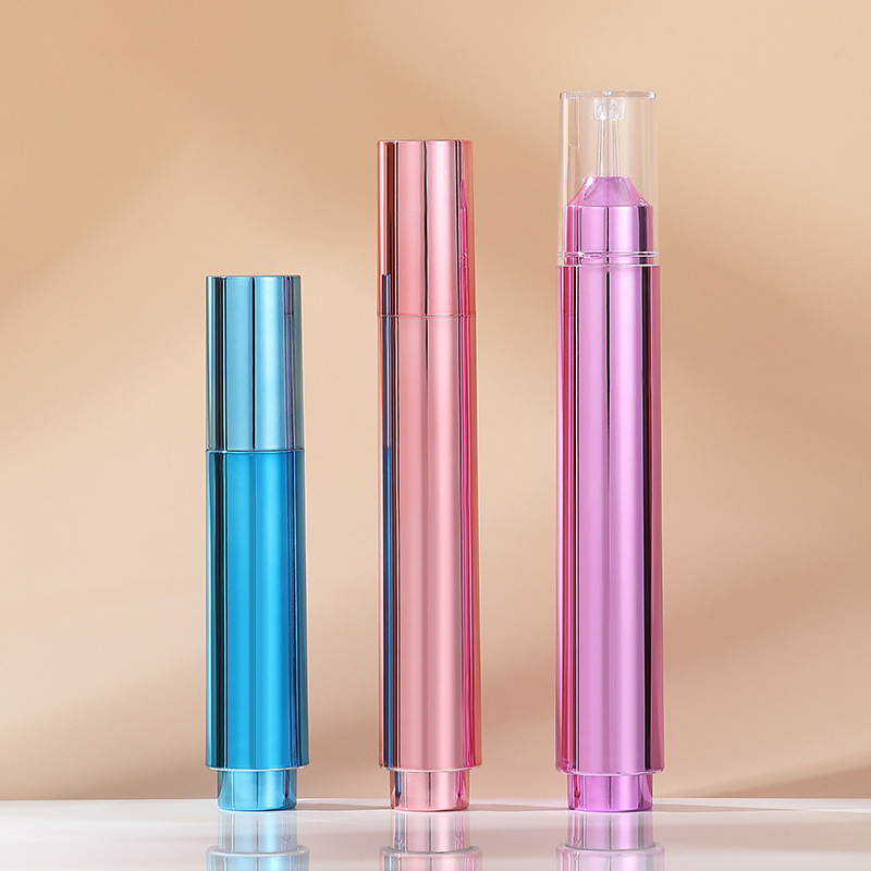 5 ml 10 ml 15 ml ilmaton seerumipumppu ruiskupullo ampullin muotoinen muovipullo ihonhoitoon Kasvojen puhdistusaine silmänympärysvoide