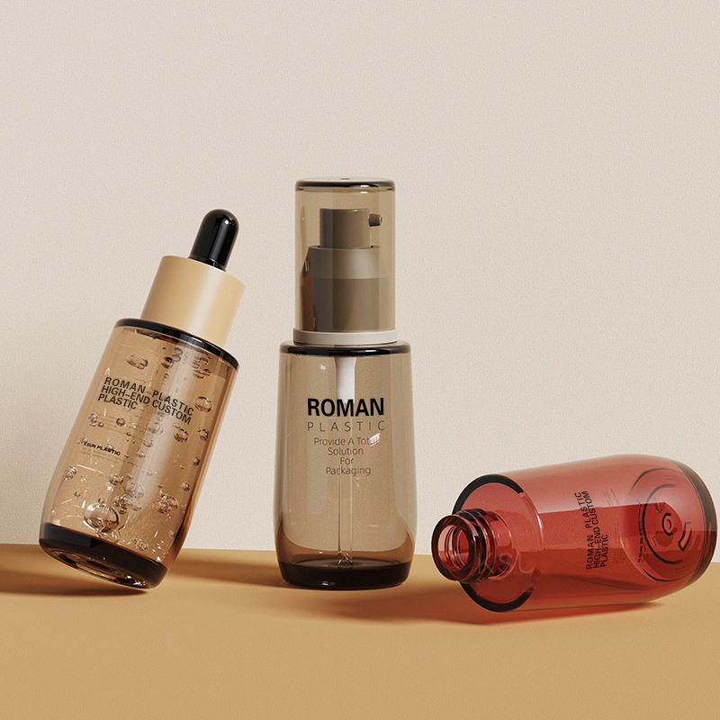 Uudelleentäytettävä kosmeettinen öljypullo 50 ml viininpunainen PETG-kasvojenhoitoseerumitippauspullo, jossa tiputusaine kermapullosarjalle Uudelleentäytettävä kosmeettinen öljypullo 50 ml viininpunainen PETG-kasvojenhoitoseerumitippauspullo, jossa tiputusaine kermapullosarjalle