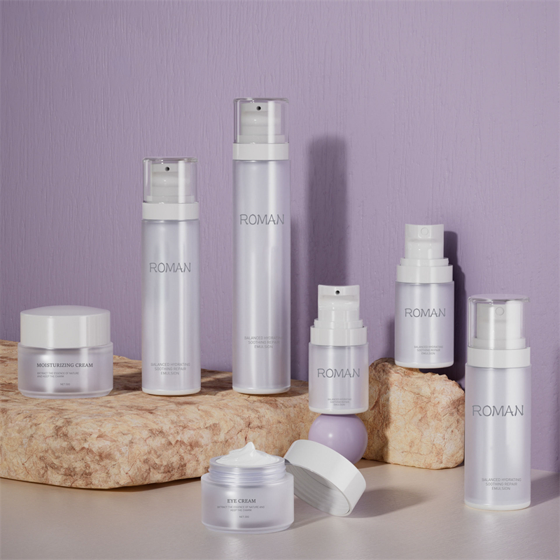 30ml 40ml 60ml 100ml White Pearlescent AS kosmeettinen pumppupullo Uusi muovimateriaali kasvovoide spray-vesivoide tölkkipakkauksiin