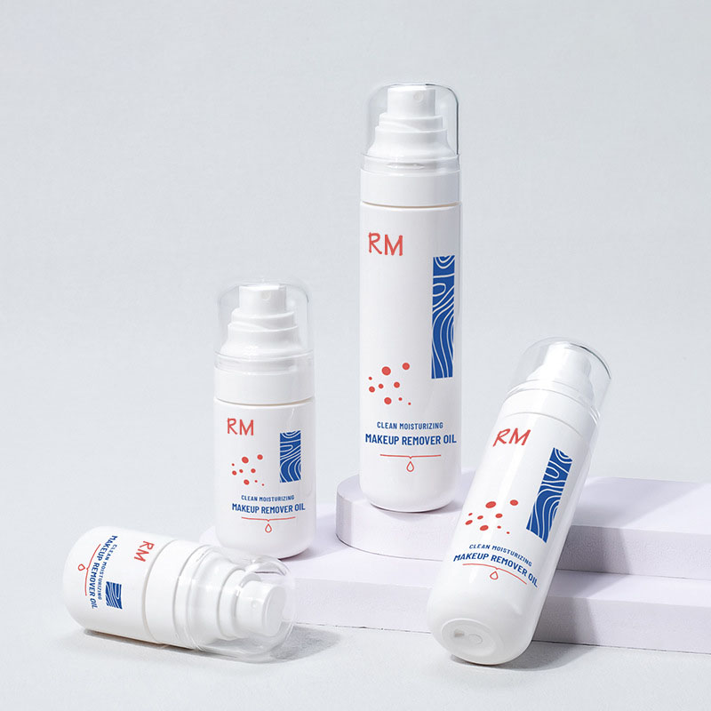 50ml 80ml 100ml tyhjä muovinen valkoinen kosmeettinen puhdistusöljy PET-kasvoväriainesumupullo 50ml 80ml 100ml tyhjä muovinen valkoinen kosmeettinen puhdistusöljy PET-kasvoväriainesumupullo