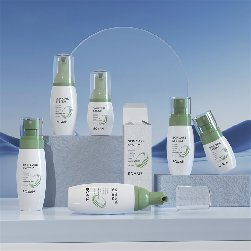 Aurinkosuojasuihke 40 ml 60 ml 80 ml kosteuttava väriaine PET Empty White Body Fine Mist spraypullo ihonhoitoon