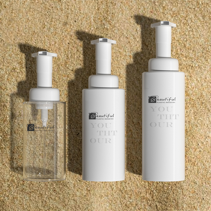 100 ml 120 ml 150 ml 200 ml 300 ml valkoinen PET-pullo, jossa valkoinen vaahdotuspumppu vaahtoaville saippuoille ja hiustenhoitotuotteille Kosmetiikkapaketti 100 ml 120 ml 150 ml 200 ml 300 ml valkoinen PET-pullo, jossa valkoinen vaahdotuspumppu vaahtoaville saippuoille ja hiustenhoitotuotteille Kosmetiikkapaketti