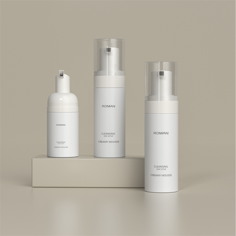 Tyhjä kannettava 50 ml 100 ml 120 ml 150 ml 200 ml puhdas valkoinen vaahto saippua-annostelija Pieni muovipullo miesten parranajoon kasvojen pesuun ja pesuun