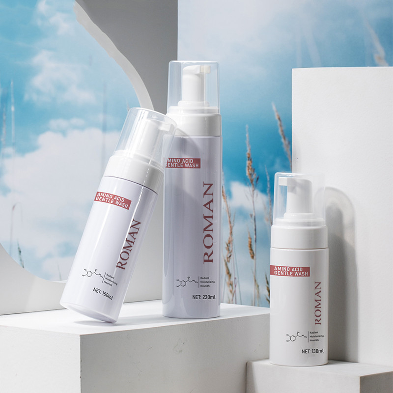 Muovinen hellävarainen puhdistava vaahtoava käsisaippuapumppupullo vaahtoannostelija Kasvojen ihonhoitopuhdistuspullo 100 ml 120 ml 150 ml 200 ml