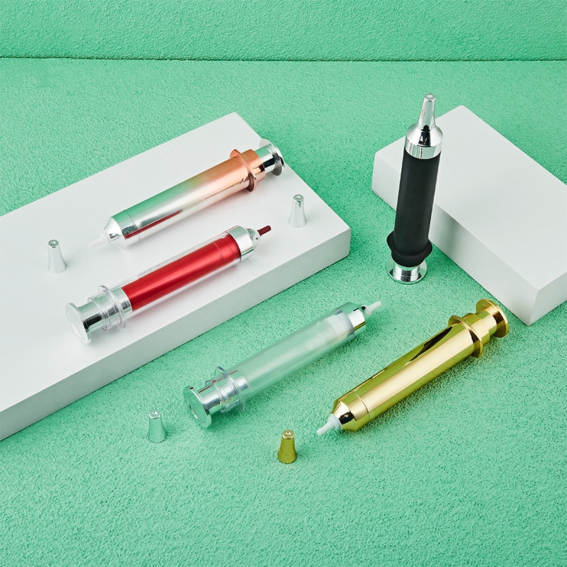 10 ml 15 ml 20 ml kosmeettinen silmäseerumi voide injektioputki ruiskun muotoinen ilmaton pullo 10 ml 15 ml 20 ml kosmeettinen silmäseerumi voide injektioputki ruiskun muotoinen ilmaton pullo