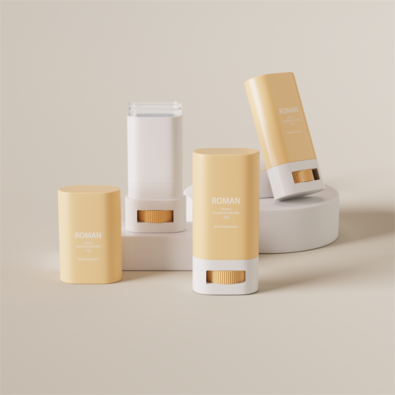 Ihonhoito Tyhjä soikea muovinen deodoranttipuikkopakkauspullo Ihonhoito Tyhjä soikea muovinen deodoranttipuikkopakkauspullo