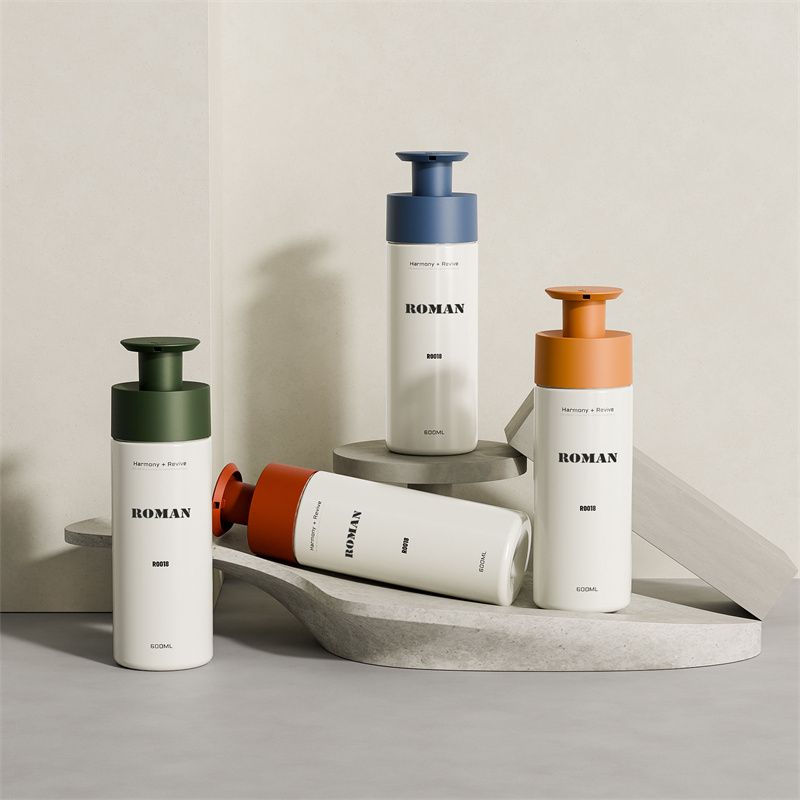 200 ml 300 ml 400 ml 600 ml muoviset pyöreät pumppupullot shampoon vartalopesuun nestemäinen käsisaippua suihkugeelipakkaus 200 ml 300 ml 400 ml 600 ml muoviset pyöreät pumppupullot shampoon vartalopesuun nestemäinen käsisaippua suihkugeelipakkaus