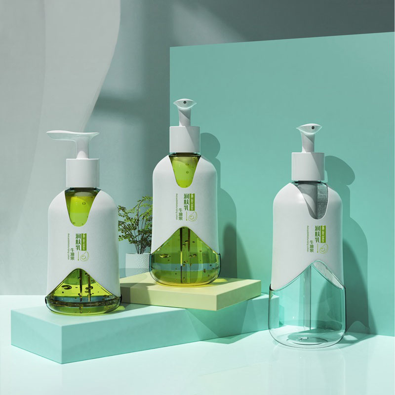 Kestävä tyhjä 300 ml 500 ml 700 ml muovinen vartalokosteusvoide Vesivoide Cream Skincare Container Shampoo Vaahdotuspullo pumpulla