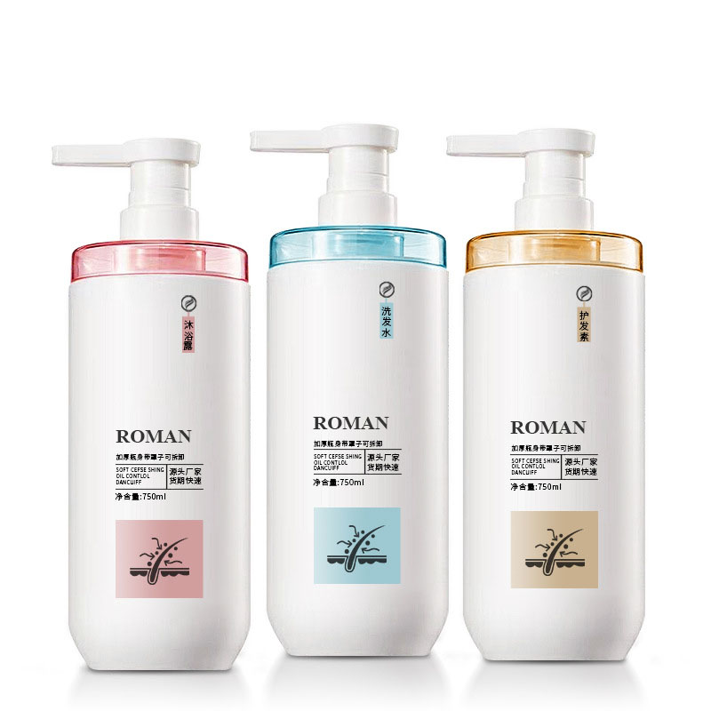 Hotelli Shampoo Pullo 500 ml 750 ml Kosmeettinen Muovi Lotion Sub Pullo Lemmikkieläinten pesu- ja hoitopuristin Suihkugeelipullo Silkkipainatuksella Hotelli Shampoo Pullo 500 ml 750 ml Kosmeettinen Muovi Lotion Sub Pullo Lemmikkieläinten pesu- ja hoitopuristin Suihkugeelipullo Silkkipainatuksella