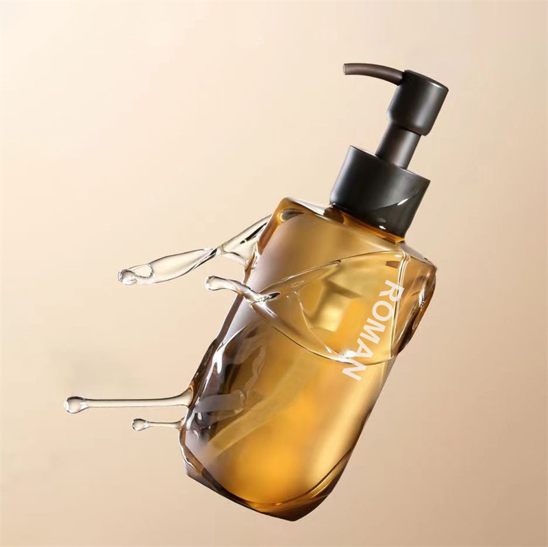 Luxury 150 200 ml 300 ml 500 ml huurrettu muovinestepumppu pullo kosmeettinen vartalopesuöljy puhdistusainepullo harmaa pitkä suutinannostelija Luxury 150 200 ml 300 ml 500 ml huurrettu muovinestepumppu pullo kosmeettinen vartalopesuöljy puhdistusainepullo harmaa pitkä suutinannostelija