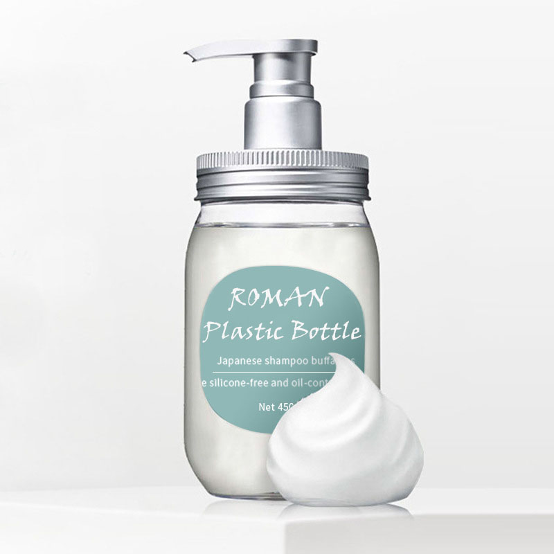 PET 450 ml hajuvesipullo tähtianista kosteusemulsiopullo japanilainen aminohappo shampoo pullo hoitoaine pakkausmateriaali