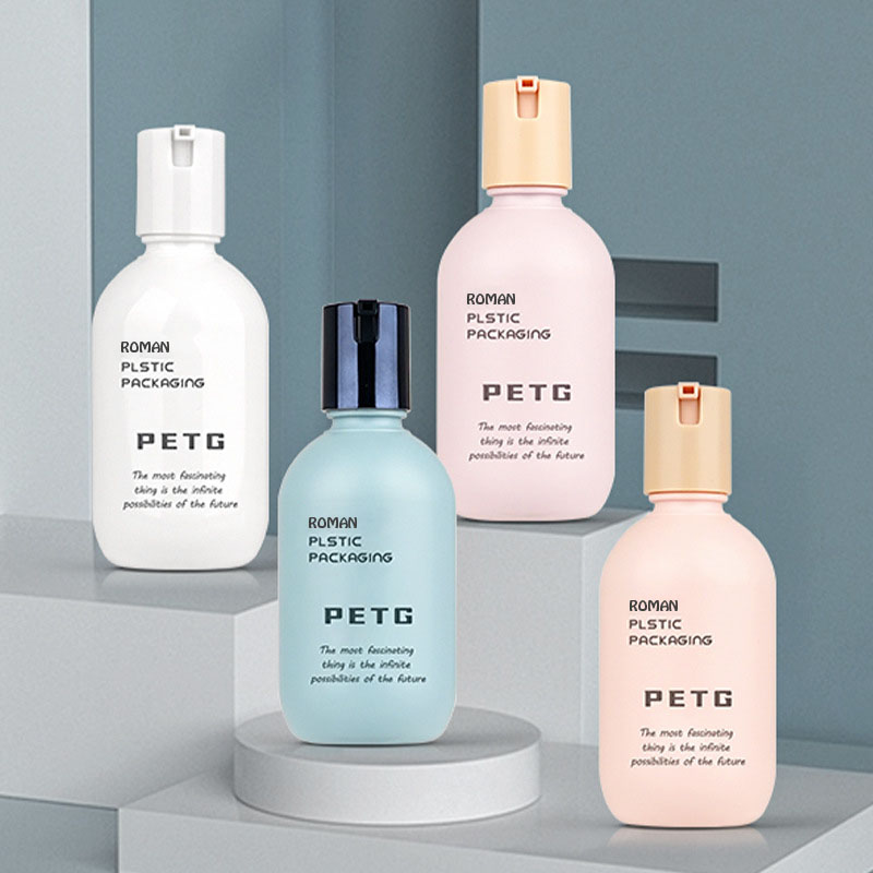 Uudelleen täytettävä New Design Spf 50+ aurinkosuojapakkauspullo 50 ml 80 ml 130 ml kosmeettinen muovinen ihoa valkaiseva aurinkovoidepullo Uudelleen täytettävä New Design Spf 50+ aurinkosuojapakkauspullo 50 ml 80 ml 130 ml kosmeettinen muovinen ihoa valkaiseva aurinkovoidepullo