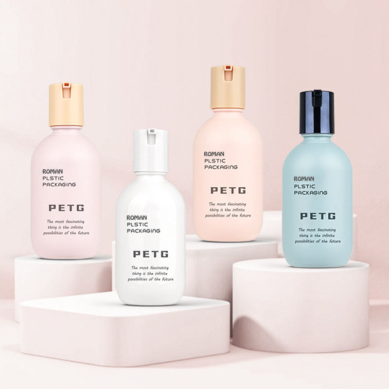 Uudelleen täytettävä New Design Spf 50+ aurinkosuojapakkauspullo 50 ml 80 ml 130 ml kosmeettinen muovinen ihoa valkaiseva aurinkovoidepullo Uudelleen täytettävä New Design Spf 50+ aurinkosuojapakkauspullo 50 ml 80 ml 130 ml kosmeettinen muovinen ihoa valkaiseva aurinkovoidepullo