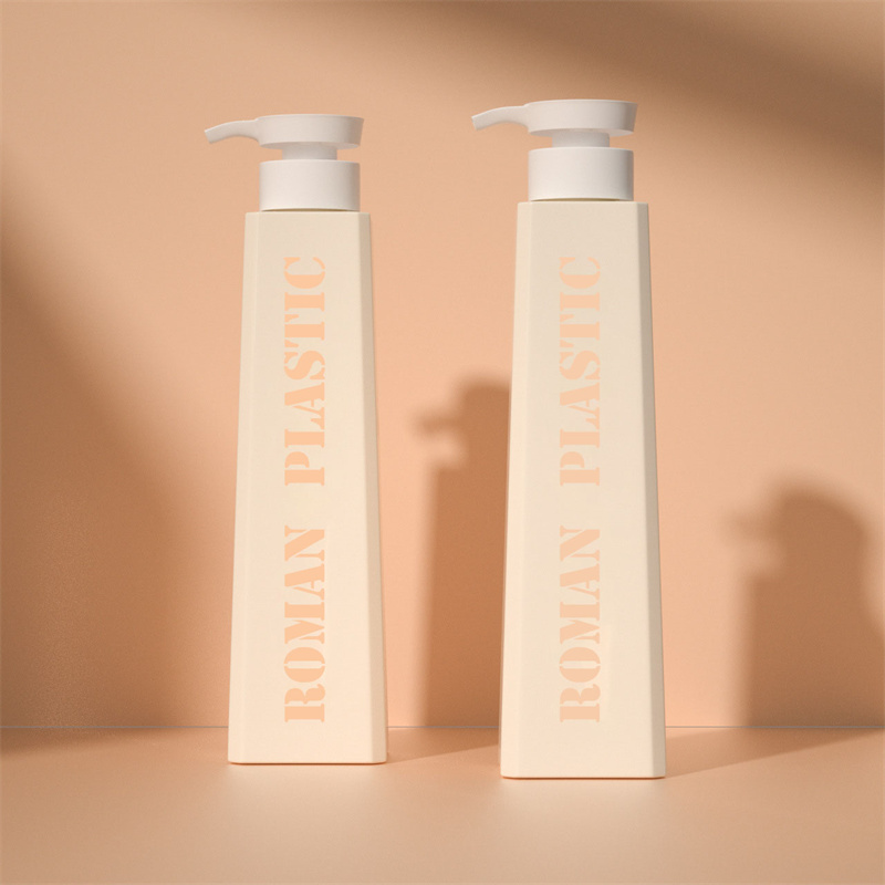 Hienomuotoinen kosmeettinen pakkaus Lotion Shampoo Suihkugeeli Hoitoaine Trapezoid Toner Cream Lotion Pullo kodinhoitoon