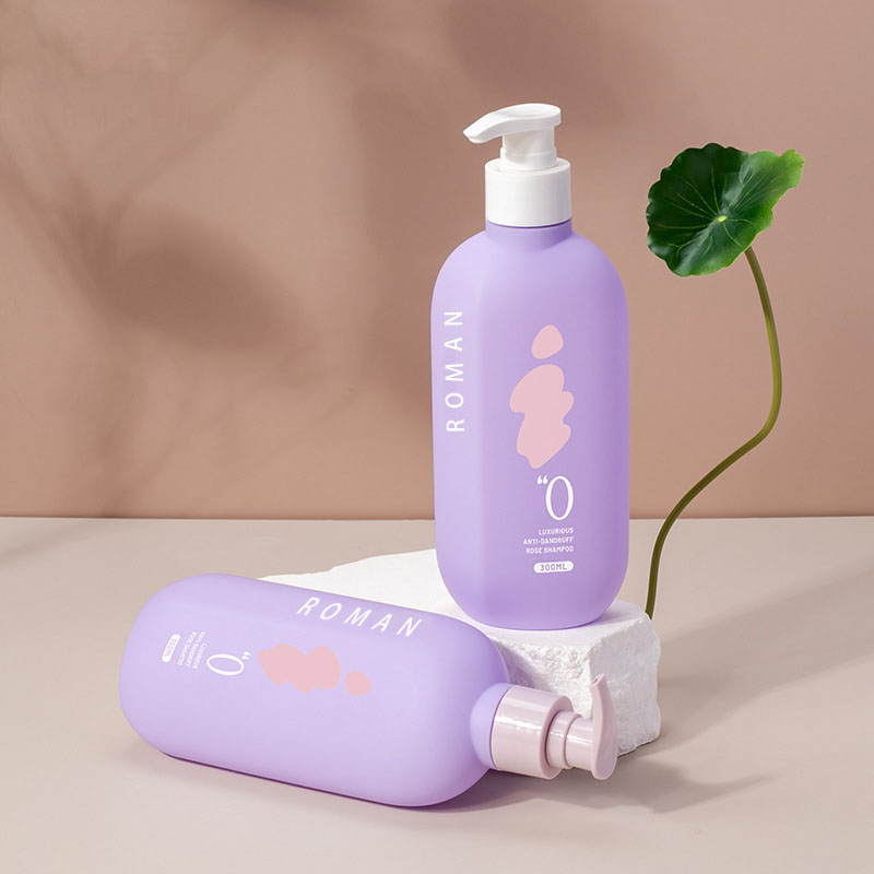 Purppura 300 ml HDPE Flat Body Lotion muovipullot, joissa pumppukorkki Suihkugeelipullot Kosmetiikkapakkaussäiliö Purppura 300 ml HDPE Flat Body Lotion muovipullot, joissa pumppukorkki Suihkugeelipullot Kosmetiikkapakkaussäiliö