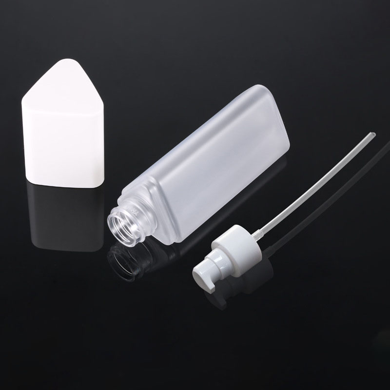 Trustworthy Plastic 30ml 50ml 80ml Triangle Shampoo Shower Gel Container Hiustenhoitoaine Lotion Pumppupullo kasvojenpuhdistusaineeseen Trustworthy Plastic 30ml 50ml 80ml Triangle Shampoo Shower Gel Container Hiustenhoitoaine Lotion Pumppupullo kasvojenpuhdistusaineeseen