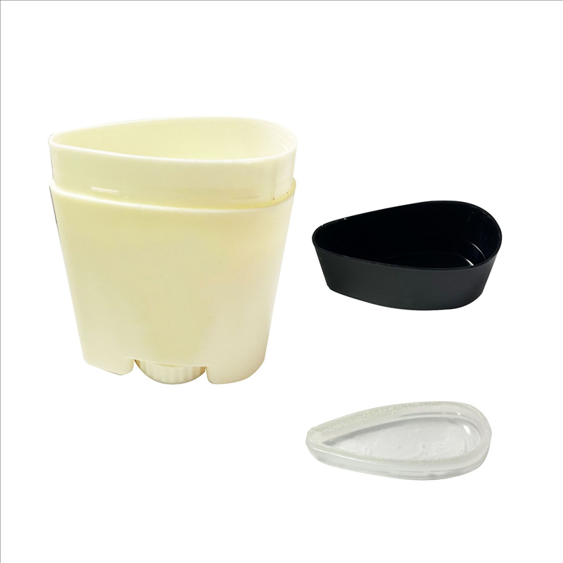 Kierrätetystä muovista valmistettu deodoranttitarrasäiliö vartalovoidetta varten Kierrätetystä muovista valmistettu deodoranttitarrasäiliö vartalovoidetta varten